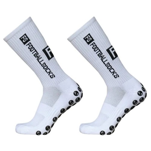 Chaussettes Antidérapantes Football Socks Blanche